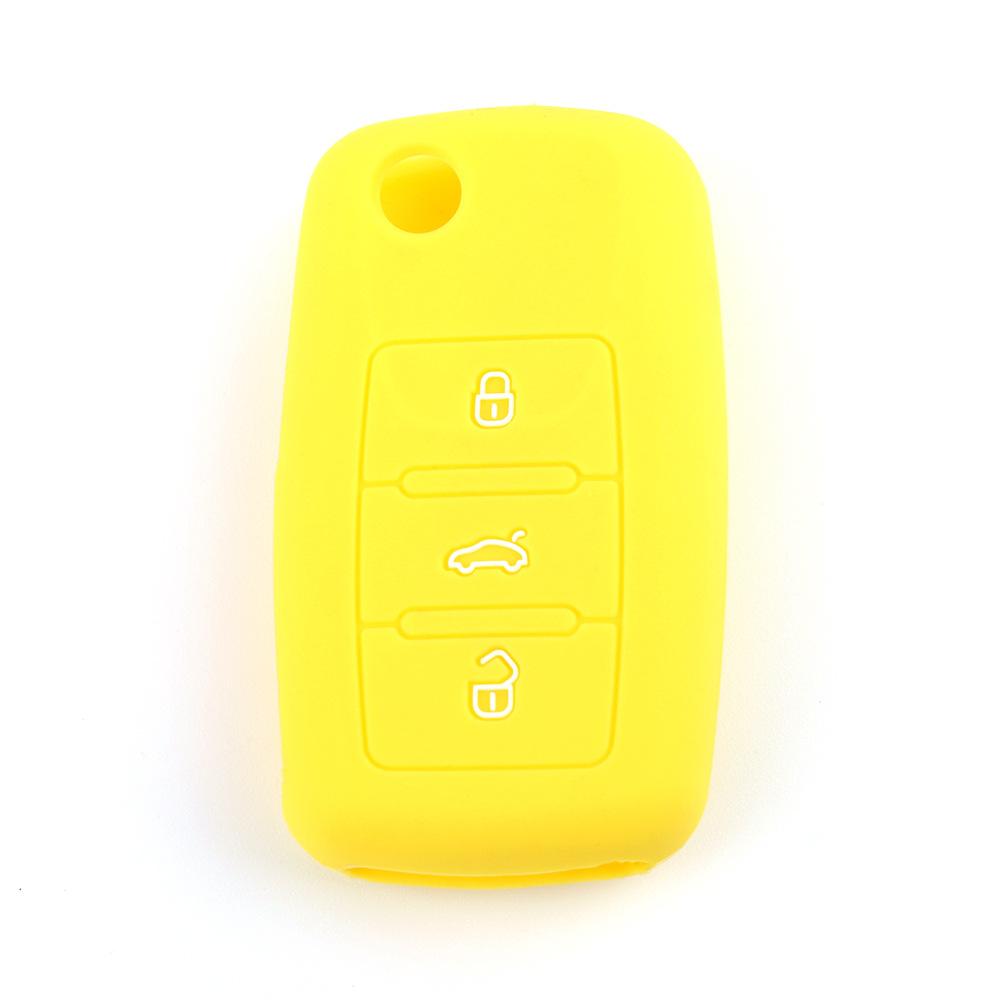 Suitable for Volkswagen Lavida Jetta Drip Silicone Key Cover Santana Soft Key Bag Sagitar Remote Control Protective Cover