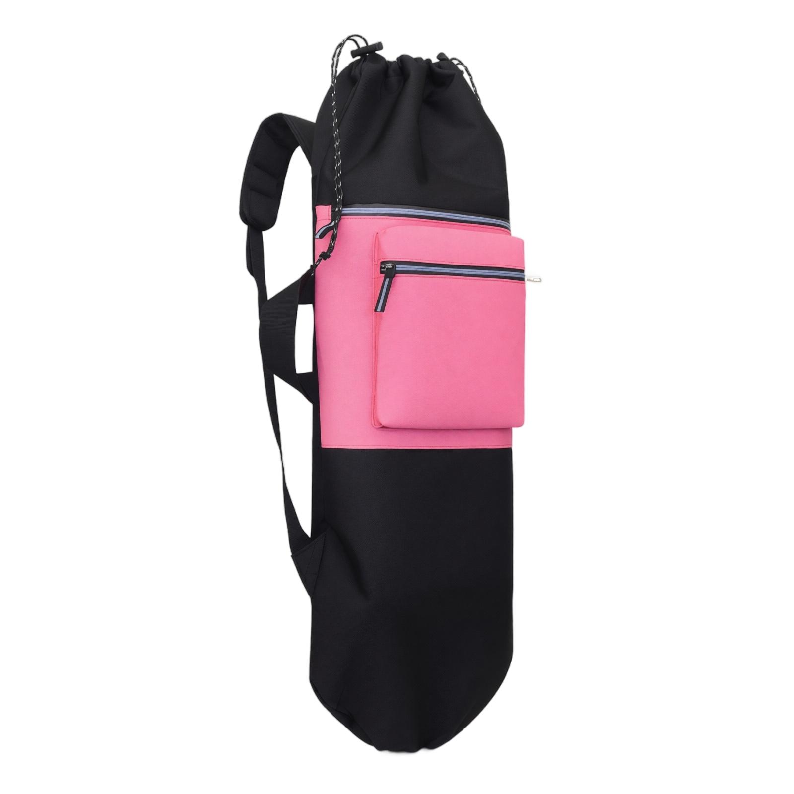 Outdoor Sports Backpack with Large Storage Compartment Waterproof Durable Dual Shoulder Bag for Yoga Mat Foldable Chair Skateboard 84