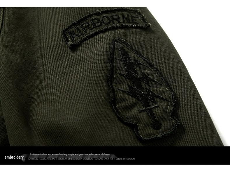 Męska Kurtka Bawełniana na Wiosnę/Jesień, Duży Rozmiar, Codzienna, Robocza, Długi Rękaw, Styl Europejsko-Amerykański.