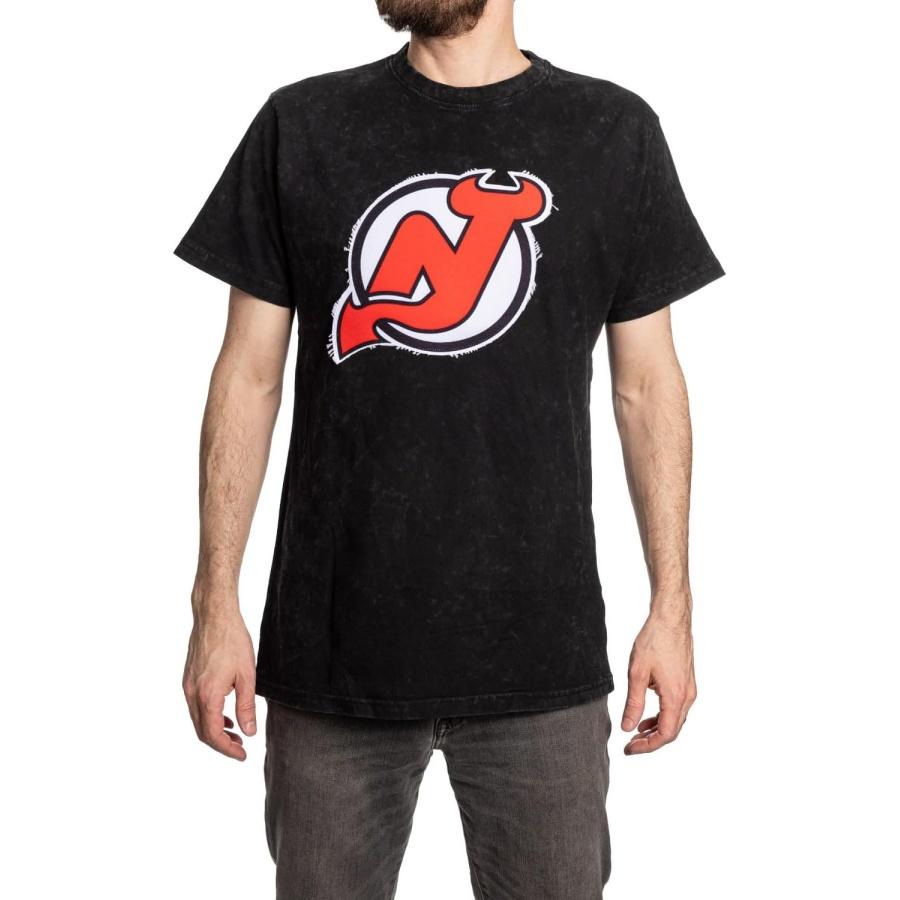 

Мужская футболка Calhoun NHL Surf & Skate с кислотной стиркой в винтажном стиле и потертым логотипом-нашивкой – Коллекция Lakeside S разноцветный