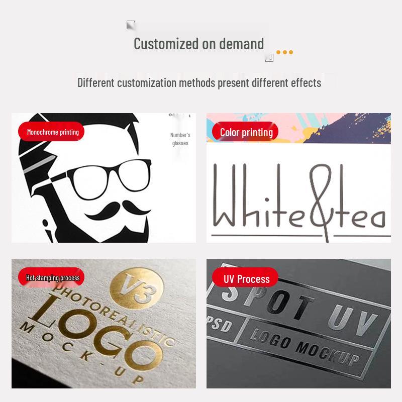 Custom Logo White Cardboard Shopping and Gift Bag