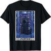 Gerechtigkeit Tarotkarte Sensenmann Halloween Gotische Hexe Horror T-Shirt
