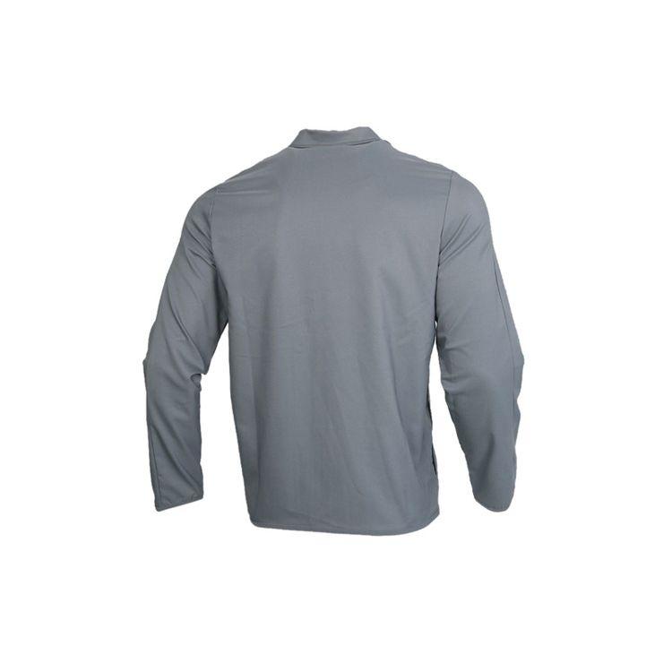 Nike Dri-FIT Team Woven Smoke Grey Black Men's Training Jacket CU4954-084