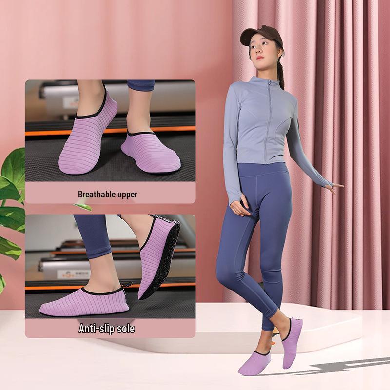 Oddychające Antypoślizgowe Buty do Jogi dla Mężczyzn i Kobiet: Lekkie, Miękkoszelowe Obuwie Fitness i Taneczne