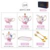 British Bone China Coffee Cup Set High Value Afternoon Tea Set Light Luxury Ceramic Household Tea Cup High-End Gift Box