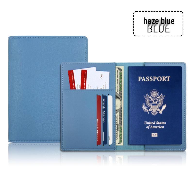 Customizable PU Leather Passport Holder Set with Multi-card Slots and Durable Protection