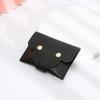 Simple Mini New Card Bag, Key Bag, Soft Leather Small Bag, Coin Bag, Mini Short Student Buckle Small Square Bag.
