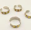 Handmade Seven-Grain Women's Ring: Ancient Craft, Simple & Versatile Design for Live Stream Appeal.