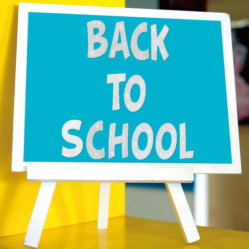 260 PCS Bulletin Board Letters 4 Inch Glitter Large Sticker Letters for Bulletin Board Self-Adhesive Alphabet Poster Board Letter for Classroom Home