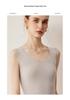 2026 Le Ka Sha Seamless Ribbed Spaghetti Strap Tank Top, Low Round Neck, U Shape, 18 Gauge, 60 Count Fine Spun Yangzi Yarn.