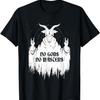 No Gods No Masters Baphomet Pentagram Atheist Satanism T-Shirt