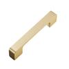Furniture Decorative Handle Long Square Brass Dressers Knob Simple Bedside Cabinet Pull Wardrobe Handle Easy To Install
