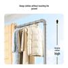 Floor-Standing Movable Carbon Steel Clothes Drying Rack