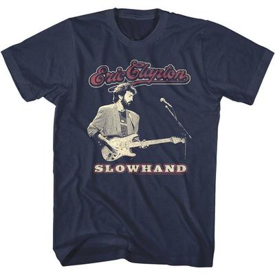 Eric Clapton Slowhand Album Herren T-Shirt Größter Gitarrist Rockkonzert 70er