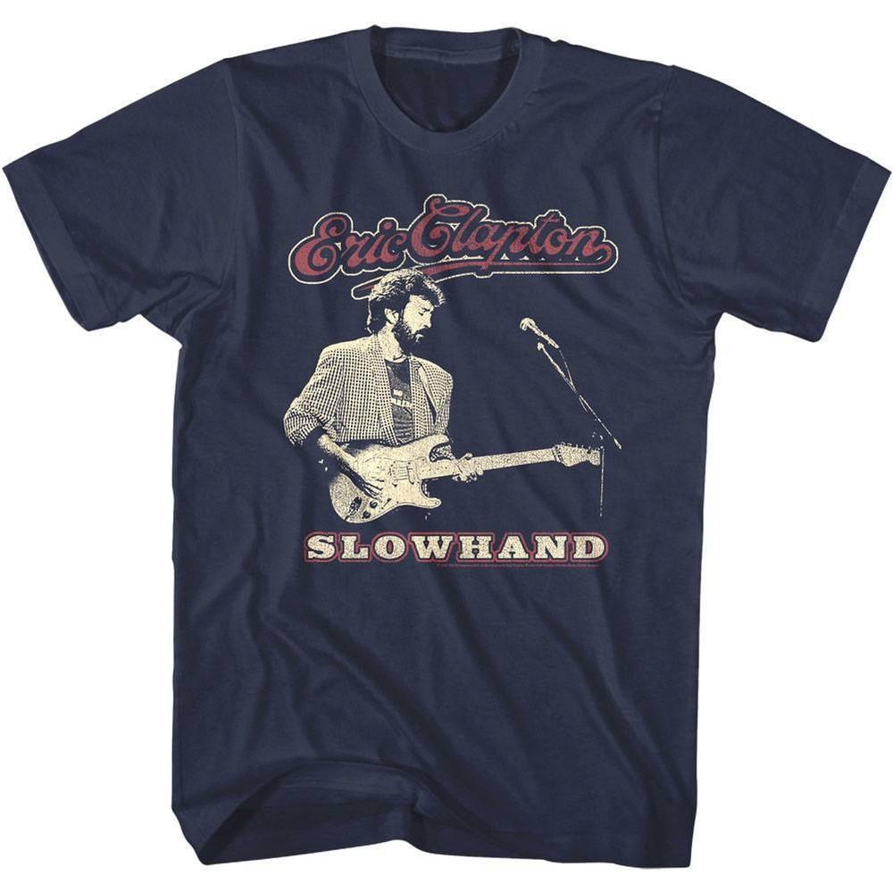 Eric Clapton Slowhand Album Men's T Shirt Greatest Guitarist Rock Concert 70s