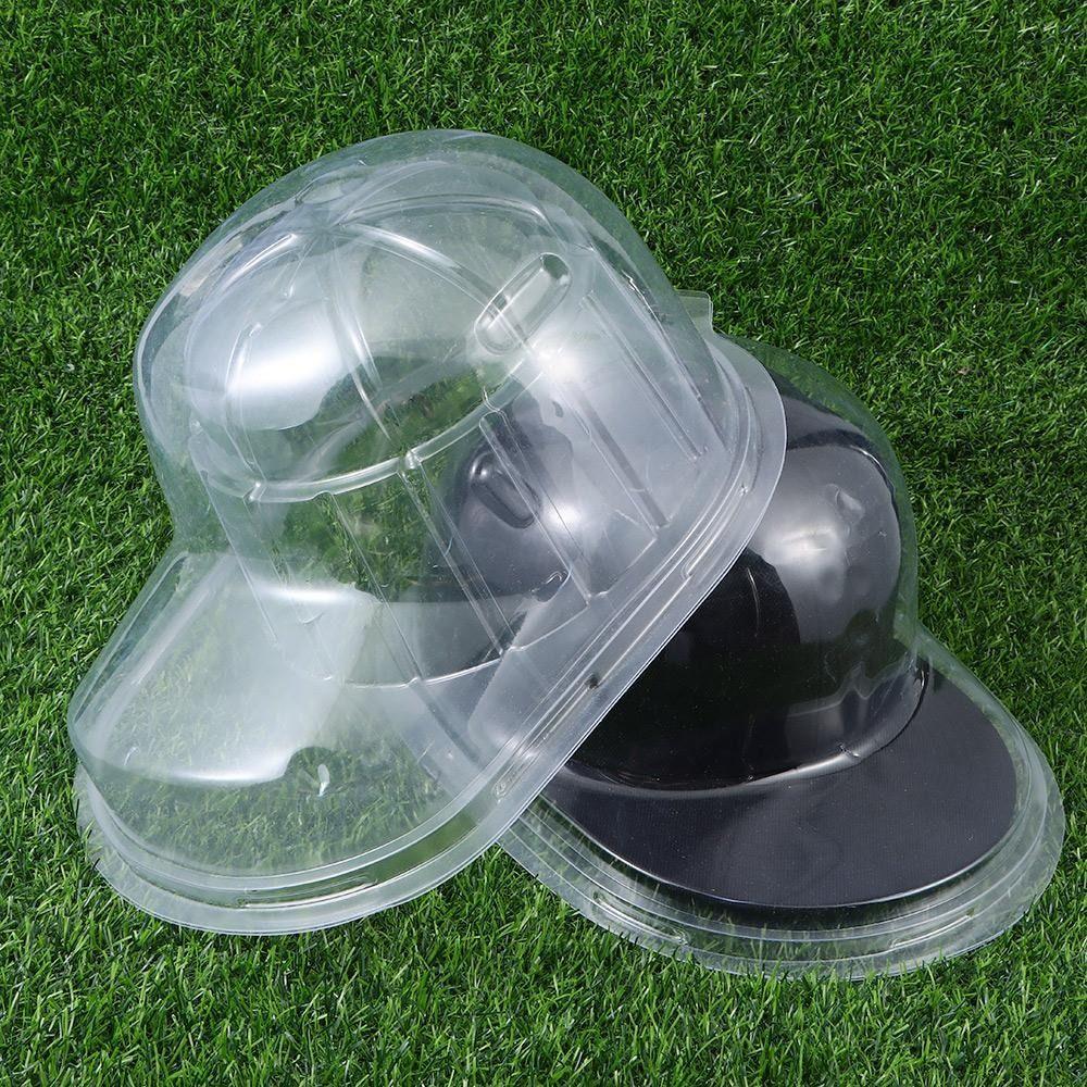Curved Brim PVC Hat Storage Box Transparent Hat Display Case Gifts Cap Organizer Box