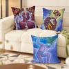 A-Alex G-Grey Trippy Cushion Cover Soft Short Plush Pillow Cover Smooth Cozy Texture Aesthetic Cushion Case Home Decor