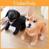 Adorável Brinquedo de Pelúcia de Cachorro com Design de Manchas Akita e Husky Boneca Macia Presente Para Crianças