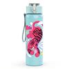1PC Pink Tiger Ink Splash Art Print 750ml Color Plastic Sports Water Bottle Leakproof Flip Straw Lid Suitable for Sports Office Home Use