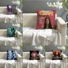 Cute CcherS cool Pillow Case Natural Linen Organic Fabric DoubleSided Printing Sofa Home Decor Cushion Cover