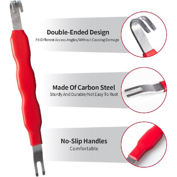 2 PCS Electrical Disconnect Pliers For Cars, 60 Degree Automotive Electrical Connector Pliers And Electrical Connector Separator Tool