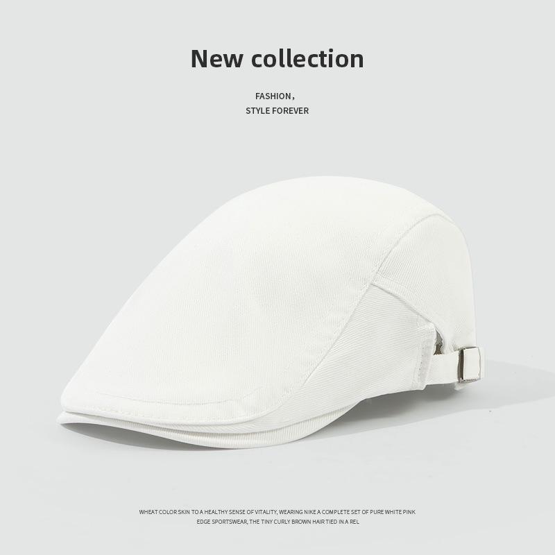 Berretto Newsboy Retro Trendy Stile Hong Kong - Berretto Unisex Minimalista Moda Primavera