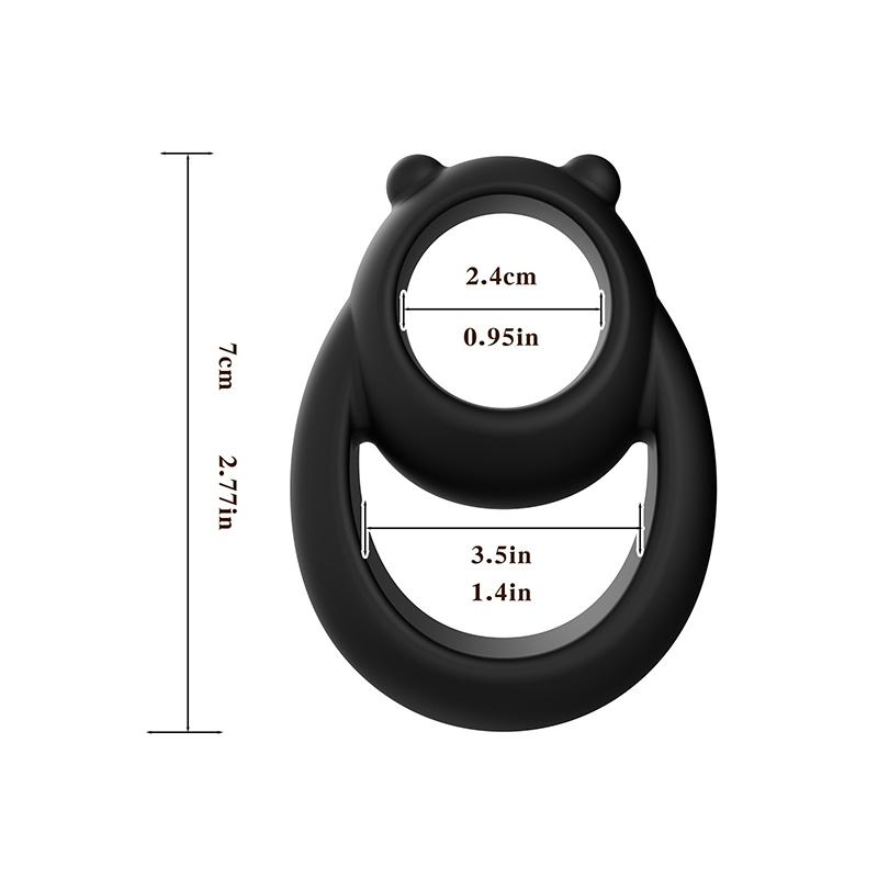Bondage Penis Ring Sleeve Silicone Sex Toy Fors Men Delay Ejaculation Strong Erection Penis Extender