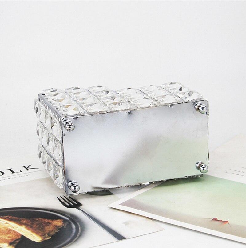 Jewelry Box Crystal Cosmetic Brush Desk Brush Holder Makeup Tools Storage Organizer | Makeup Organizers