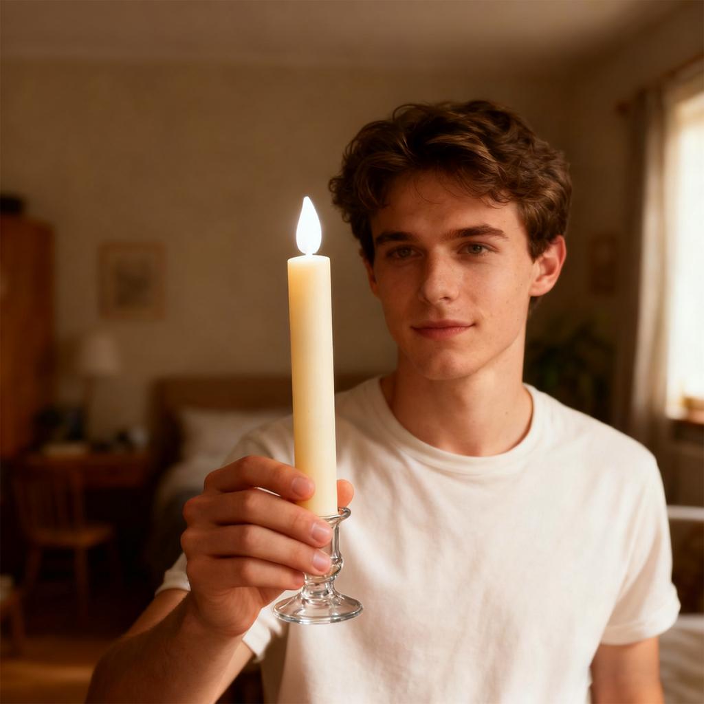 10Pack Valentine's Day Wedding Glow Tea Candles Religious Christmas Party Supplies Home Decoration LED Candle Lights