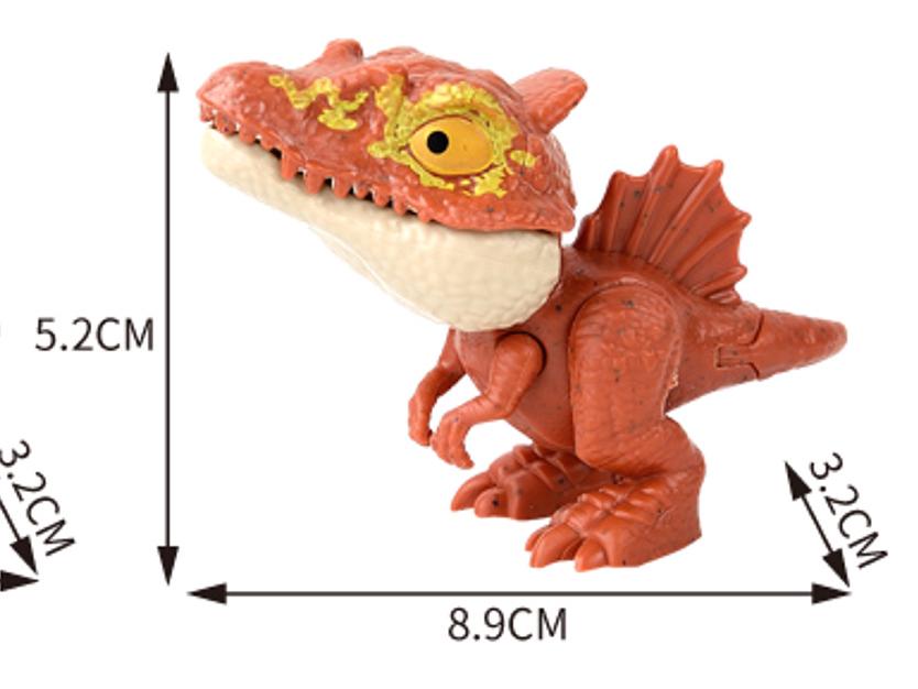 New Children's Educational Finger-Biting Dinosaur Toy Set - Blind Bag Edition