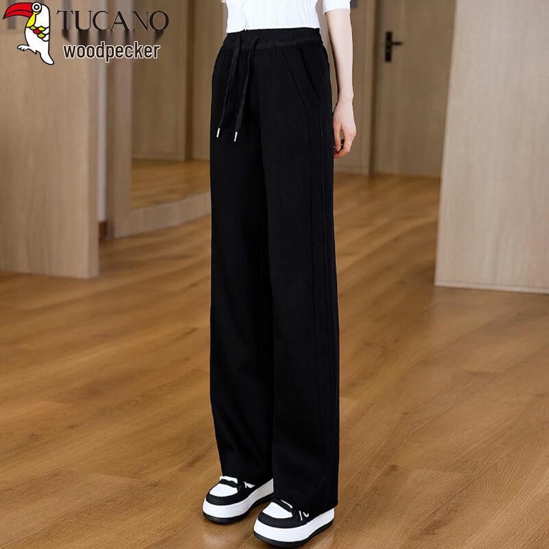 Woodpecker Women's High-Waist Straight-Leg Casual Sweatpants