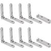 2Pcs 90 Degree Hinges 3cm, Mini Zinc Alloy Cabinet Hardware for Jewelry Box, Wooden Gift Box, DIY Crafts