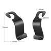 ALLVD Car Accessories and Car Seat Headrest High Load Capacity for Grocery and Easy No Removal Set of 4 Gadgets Hooks, Hooks, Coats, Bags, Luggage,
