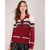 Betu Women's Fair Isle Jacquard Cardigan