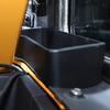 2-Piece Black ABS Rear Trunk Storage Box for 4-Door Versions