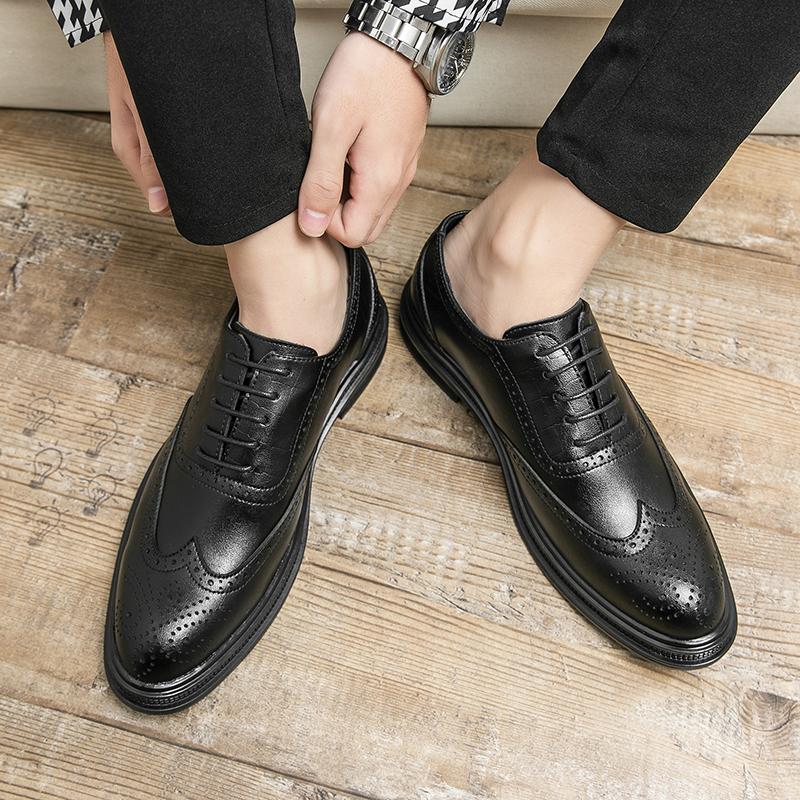 Brock Inland Groom Wedding Business Dress Casual Leather Shoes Summer