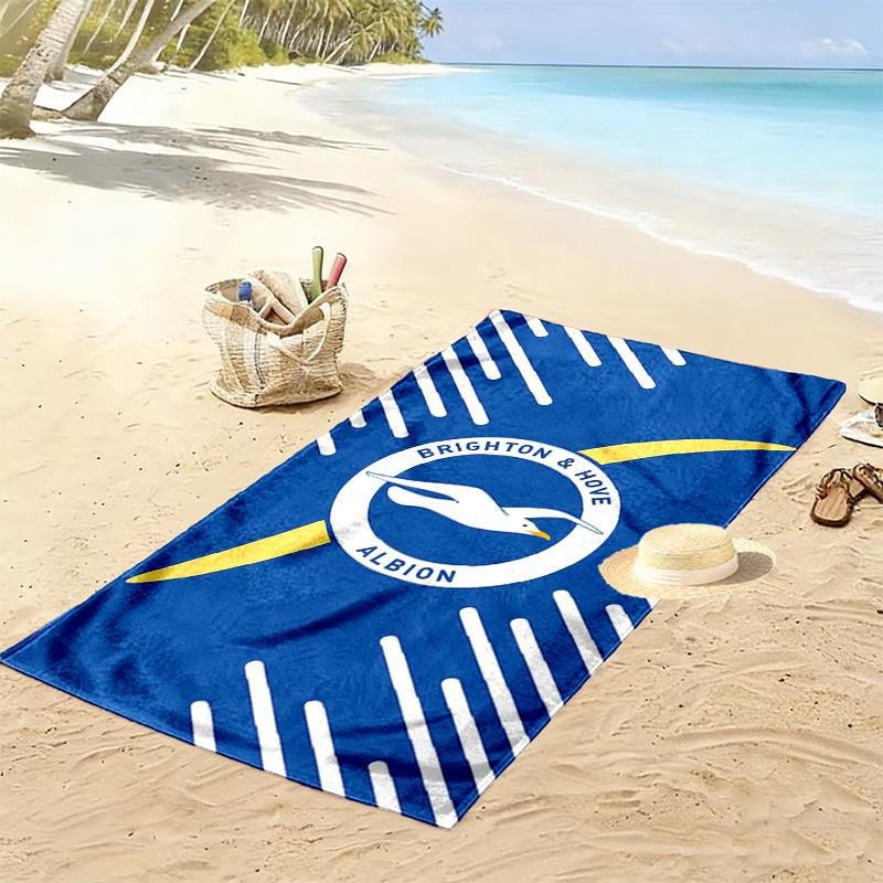 Asciugamano da Spiaggia Brighton & Hove Albion, Asciugamano Grande Morbido Asciugatura Rapida per Spiaggia Campeggio Nuoto