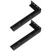 2pcs Heavy Duty Cabinet Wall Mount Bracket Metal Suspension Fitting For Kitchen Office Workshop Storage Shelves Mounting