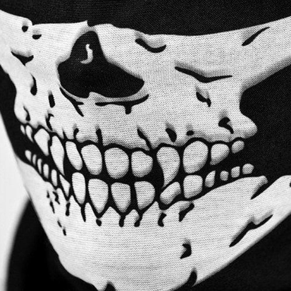 Halloween Props Mask Multi-function Seamless Headscarf Outdoor Sports Riding Mask Horror Skull Collar