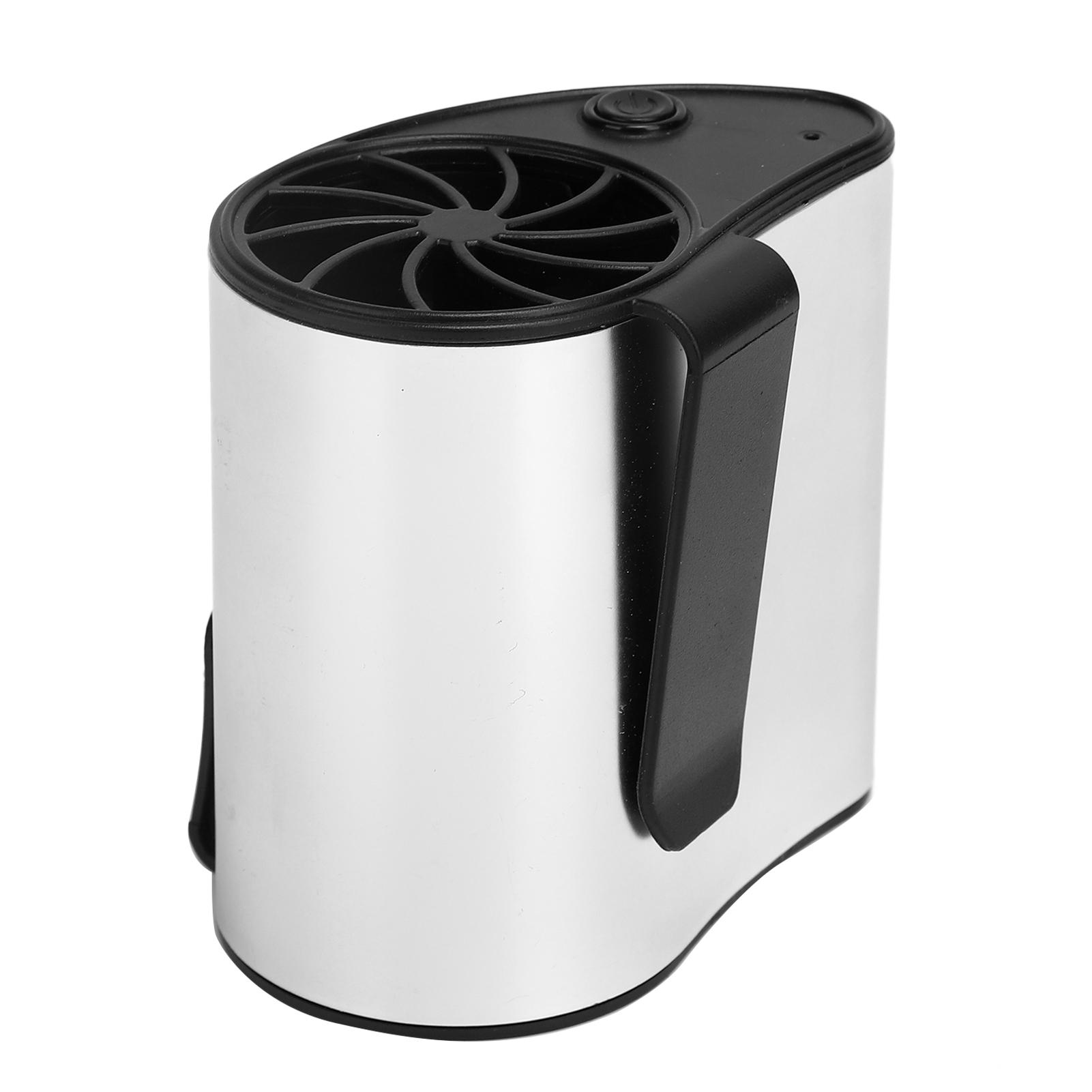 

USB Waist Fan Lightweight Compact Cooling Fan 3‑Speed Wind Adjustment for Fishing Running серебряный серый