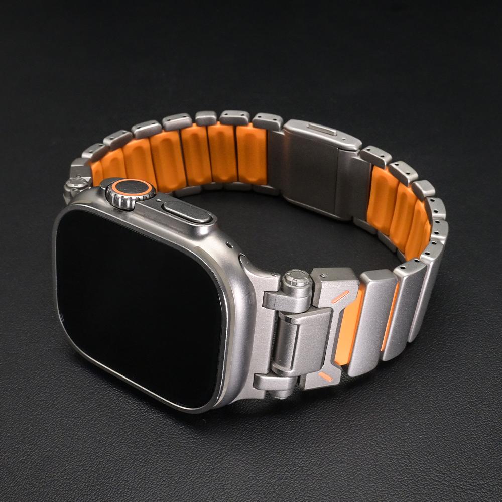 Stainless Steel Strap for Apple Watch Band Ultra 3 2 49mm 46mm 45mm 44mm Luxury Metal Bracelet For Iwatch 11 10 9 8 7 6 5 4 SE3