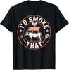 Funny BBQ Art for Men Grilling Meat Smoking Barbecue T-Shirt