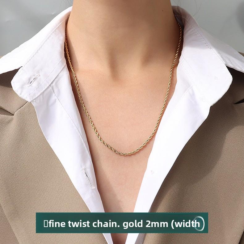 Cross Chain Snake Bone Chain Twist Chain Box Chain Fish Mouth Chain Vertical Chain