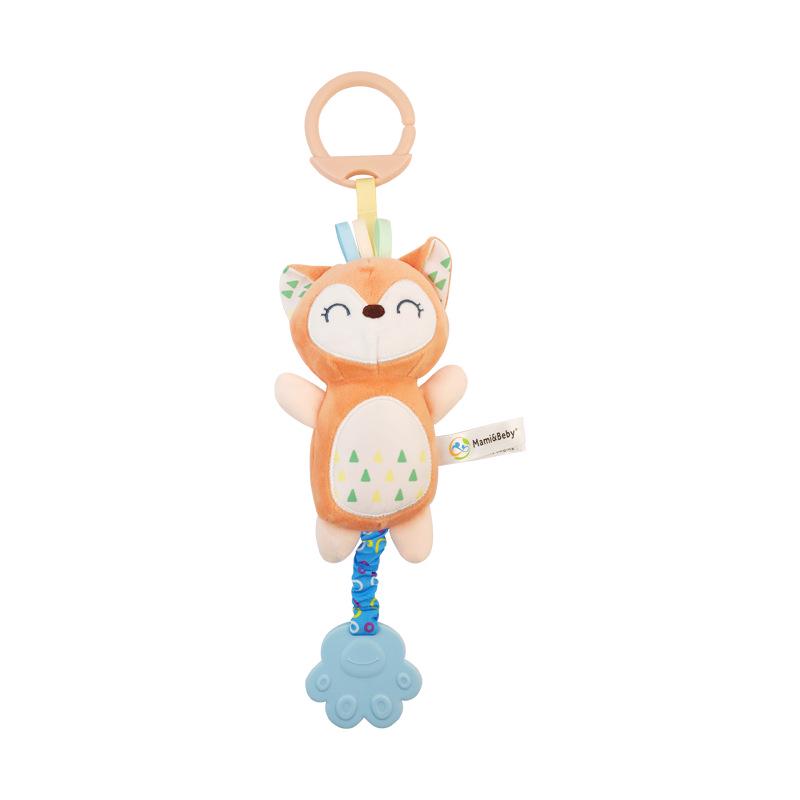 Baby Animal Cartoon Plush Rattle & Wind Chime for Car or Crib