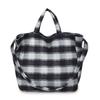 Tide Large-capacity Literary and Simple Lattice 2025 New Fashion Foreign Light Commuter Flannel Single Shoulder Tote Women's Bag