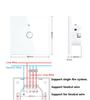 WiFi Smart Switch EU Light Wall Touch Switch 220V No Need Neutral Wire Tuya Smart Life Work with Alexa Google Home 1/2/3Gang