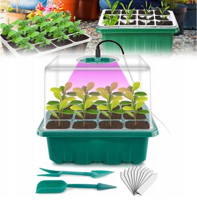 Estufa Doméstica de 48 Células Mini Estufa para Germinar Sementes de Plantas UV