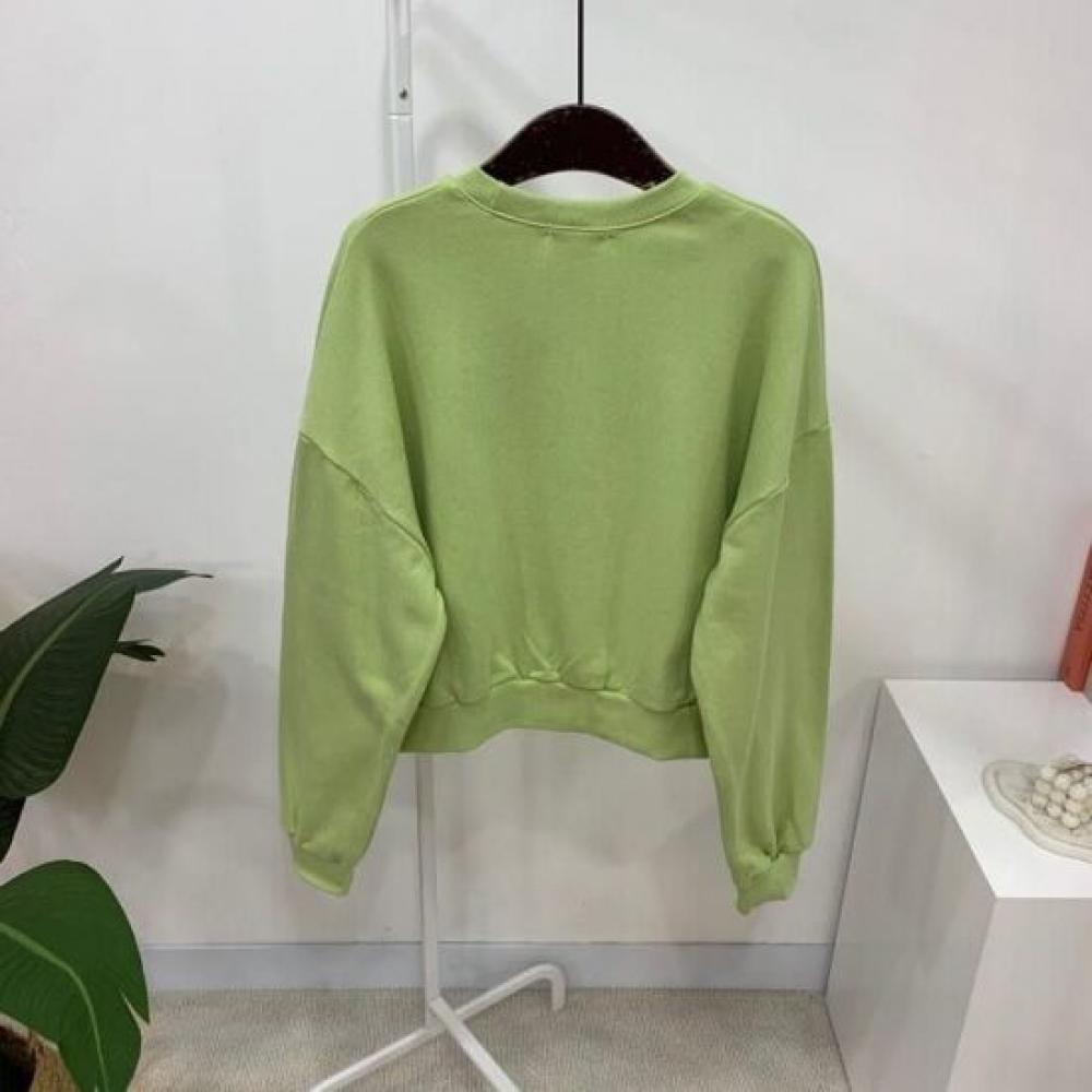C S In The Room Gar On Embroidery letterIng lOng Sleeve SweatShirt 3Color