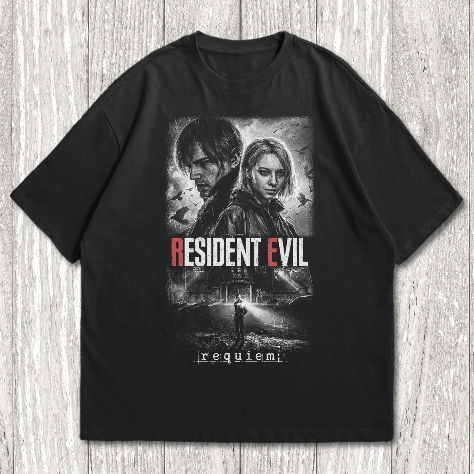 Resident Evil Requiem T-Shirt - Grace Ashcroft Shirt - Leon kennedy T-shirt L