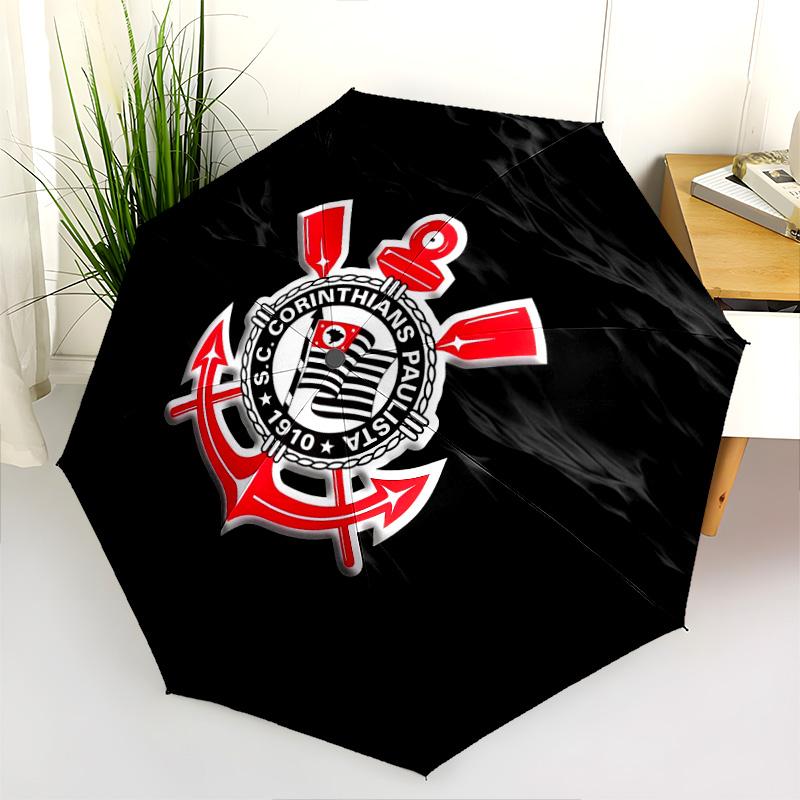 Corinthians2pattern, automatic folding umbrella, portable and foldable design, 8 ribs, a Christmas or birthday gift.